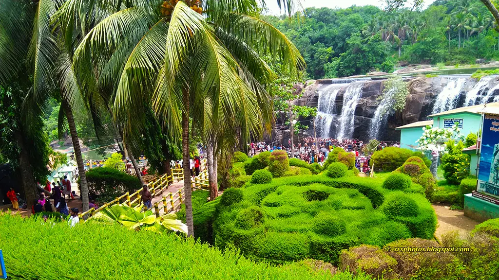 thiruparappu waterfall beautiful view